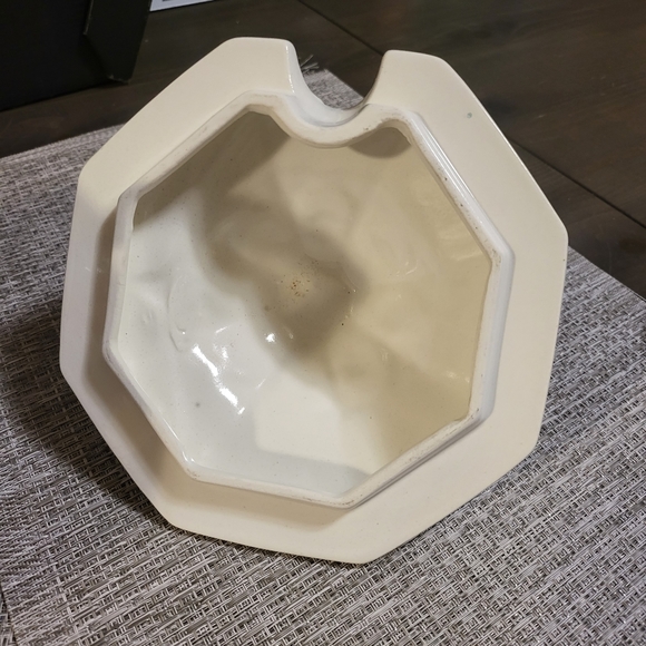 Vintage Ironstone Style White Soup Tureen With Ladle - Picture 5 of 7